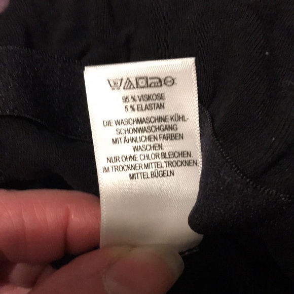 Willi Smith LBD black dress crisscross back flounc bodycon bodcon - Picture 12 of 13